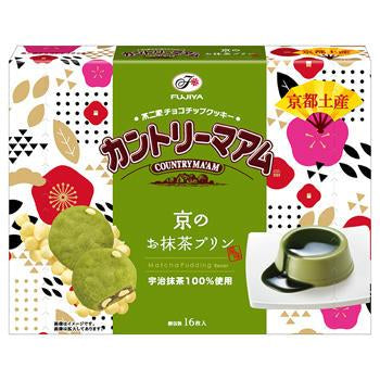 [Fujiya][Kyoto Souvenir 16 Pieces Country Maam Kyoto Matcha Pudding Flavor]