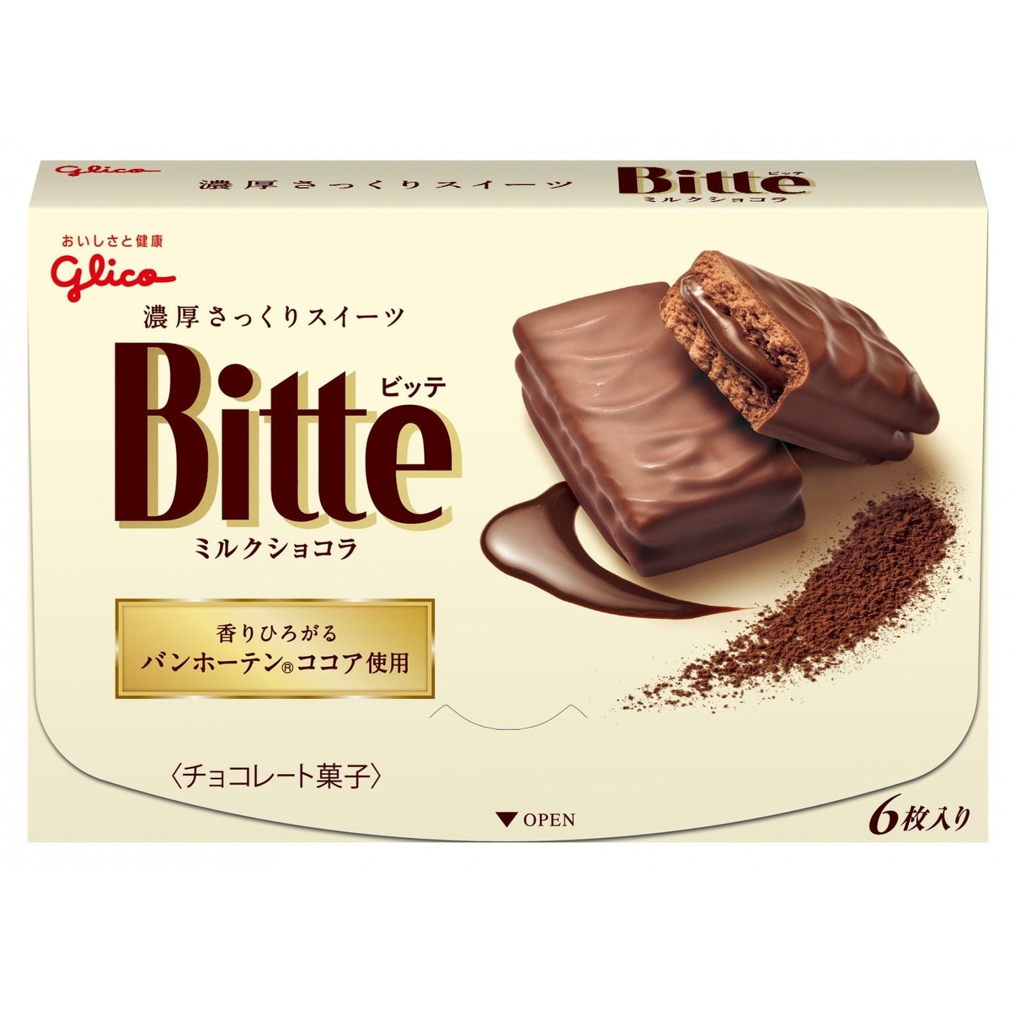 [Glico][Bitte Milk Chocolate]