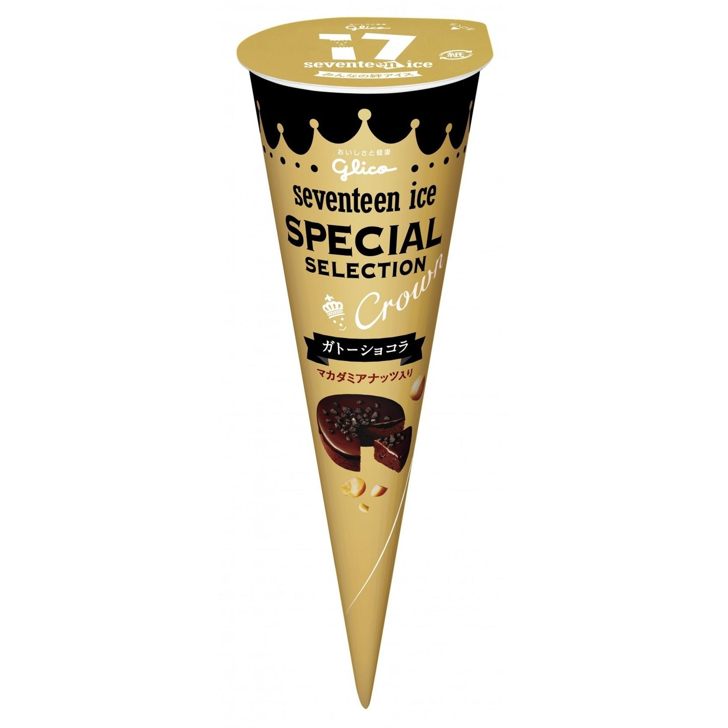 [Glico][Seventeen Ice Special Selection Gateau Chocolate with Macadamia Nuts]