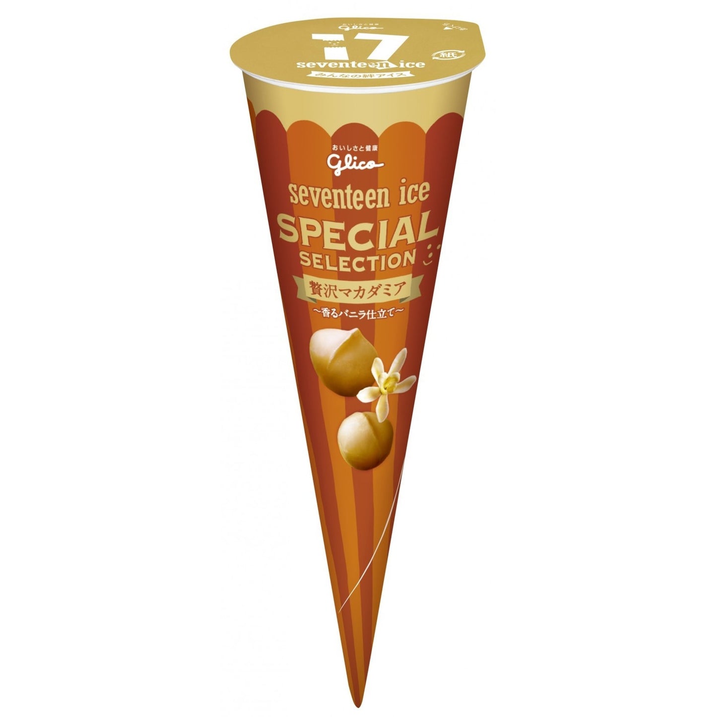 [Glico][Seventeen Ice Special Selection Luxury Macadamia Fragrant Vanilla Tailoring]