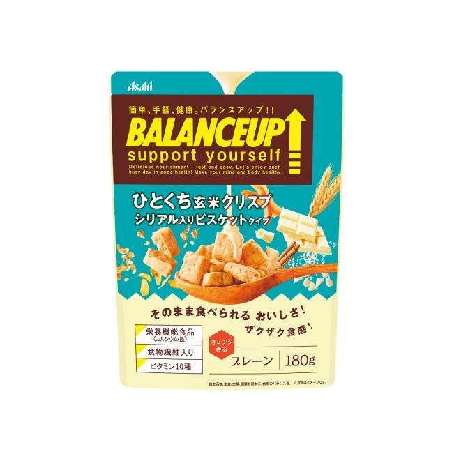 [Asahi][Balance Up Hitokuchi Brown Rice Crisp Plain]