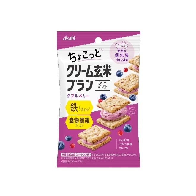 [Asahi][A Little Cream Brown Rice Bran Double Berry]