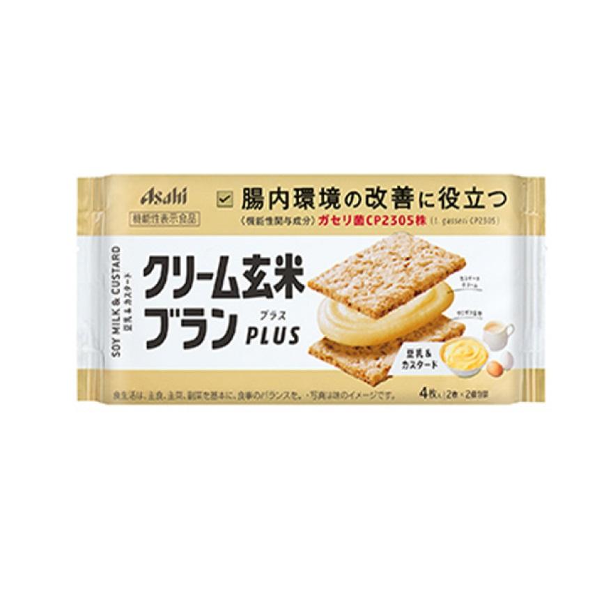 [Asahi][Cream Brown Rice blanc plus Soy Milk Custard]
