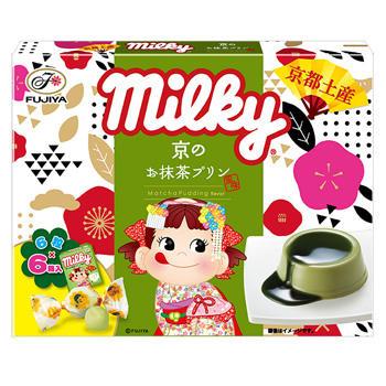 [Fujiya][ Kyoto Souvenir Milky Kyoto Matcha Pudding Flavor]