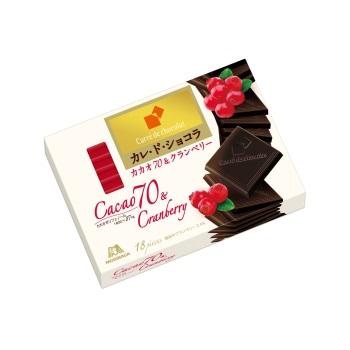 [Morinaga][Carre De Chocolat Cacao 70 And Cranberry]