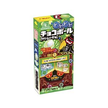 [Morinaga][Hiyahiya Chocolate Ball Cream Soda Flavor]
