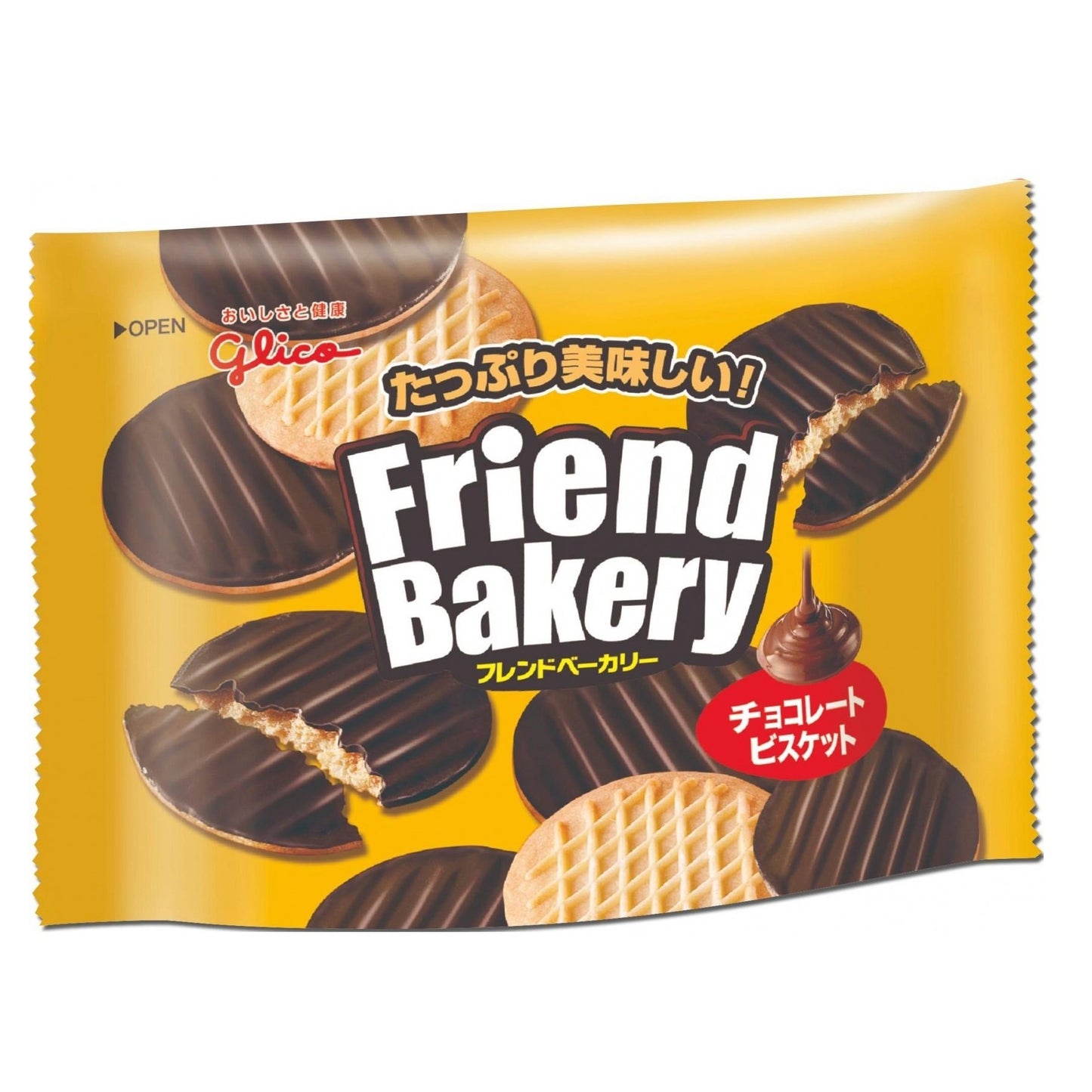 [Glico][Friend Bakery Chocolate Biscuit]