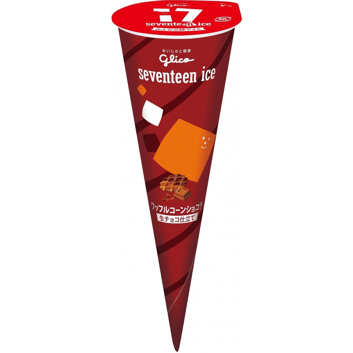 [Glico][Seventeen Ice Waffle Cone Chocolat Raw Chocolate Tailoring]