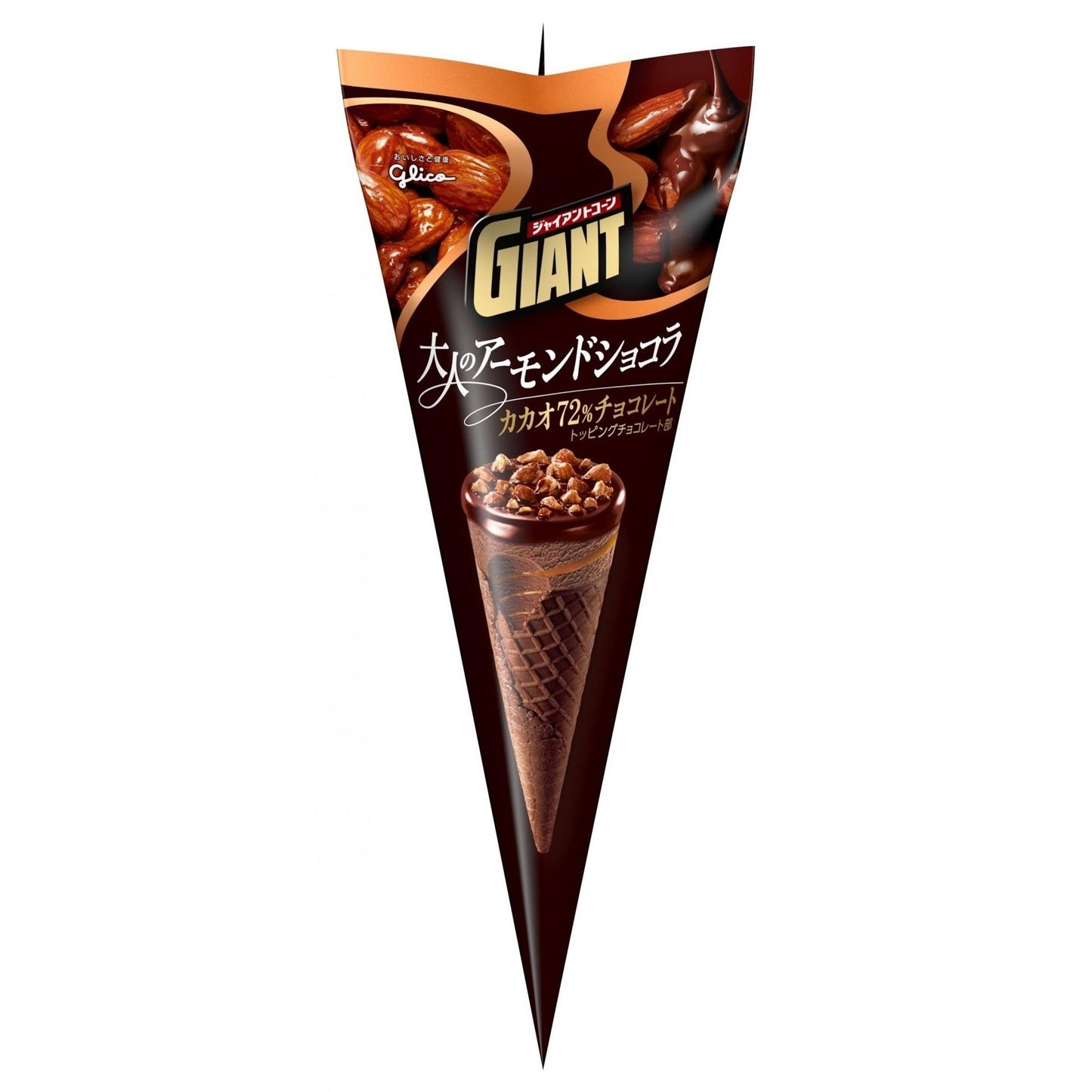 [Glico][Giant Cone Adult Almond Chocolate]