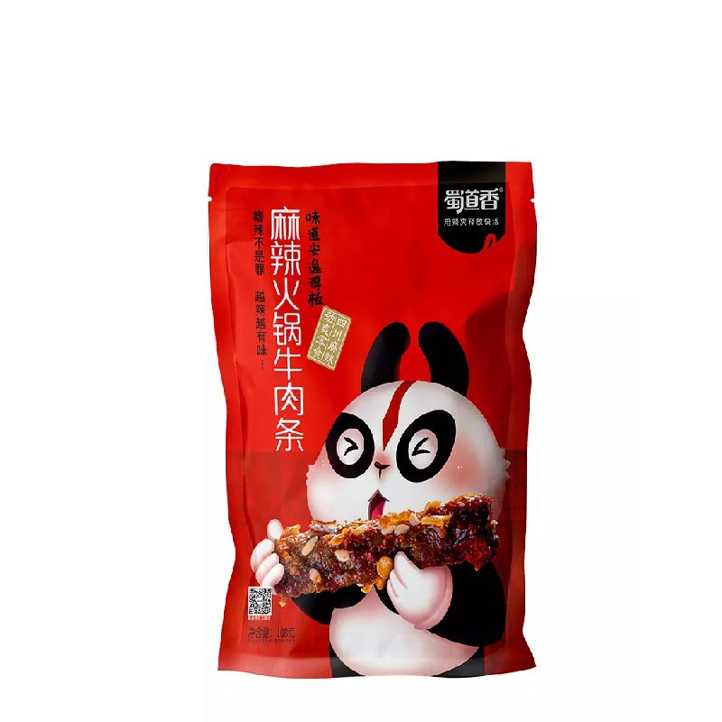 [ShuDaoXiang][Sichuan Hot Pot Flavor Beef Jerky 108g]