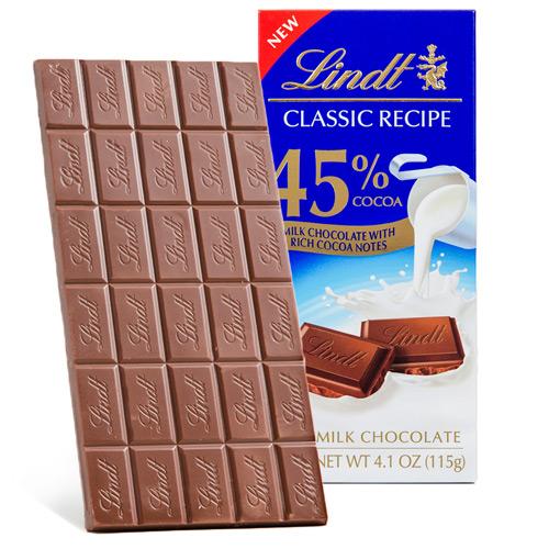 [Lindt][Classic Recipe Bar][45% Cocoa Milk Chocolate][116g]