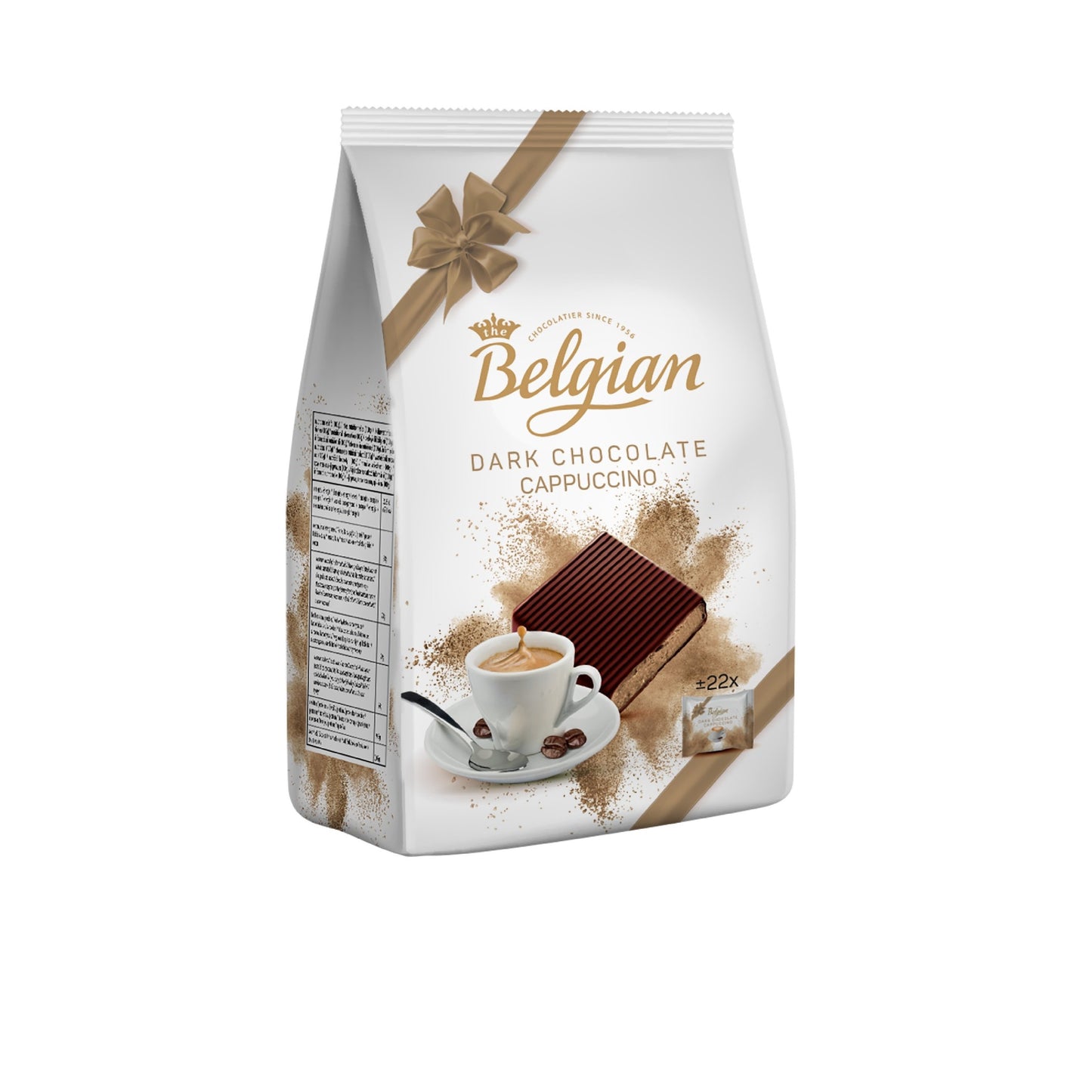 [The Belgian][Squares][Dark Chocolate with Cappuccino Filling]