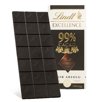 [Lindt][EXCELLENCE Bar][99% Cocoa Dark Chocolate][51g]