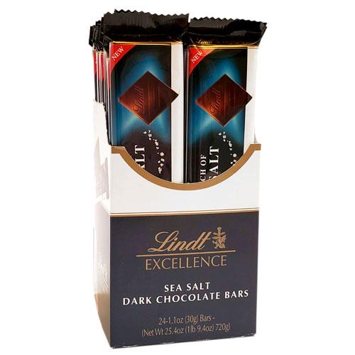 [Lindt][EXCELLENCE Bar][Sea Salt Dark Chocolate][24 Pieces Case]