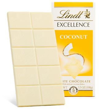[Lindt][EXCELLENCE Bar][Coconut White Chocolate][100g]