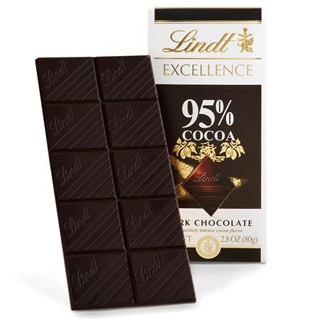 [Lindt][EXCELLENCE Bar][95% Cocoa Dark Chocolate][79g]