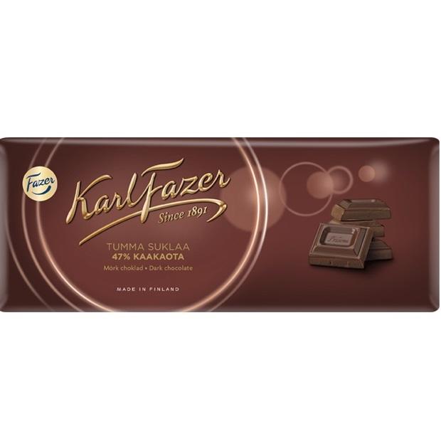 [Karl Fazer][200g Bar][Dark Chocolate 47%]