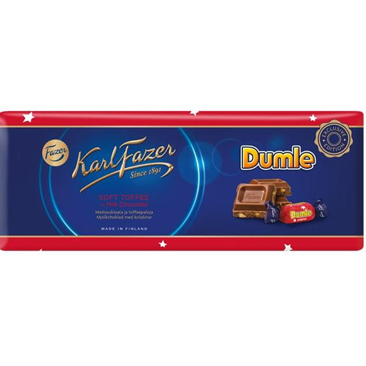[Karl Fazer][250g Bar][Milk Chocolate with Dumle]