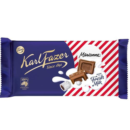 [Karl Fazer][145g Bar][Milk Chocolate with Marianne]