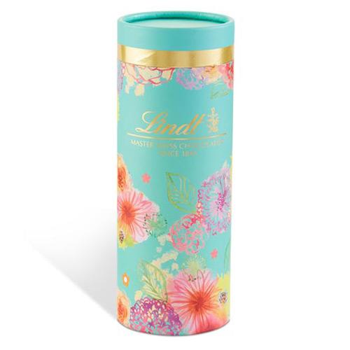 [Lindt][LINDOR Truffles][Assorted Flora Gift Tube][75 Pieces]