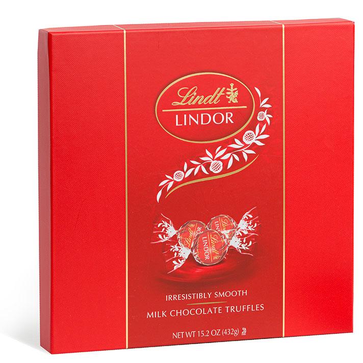 [Lindt][LINDOR Truffles][Milk Chocolate Gift Box][36 Pieces]