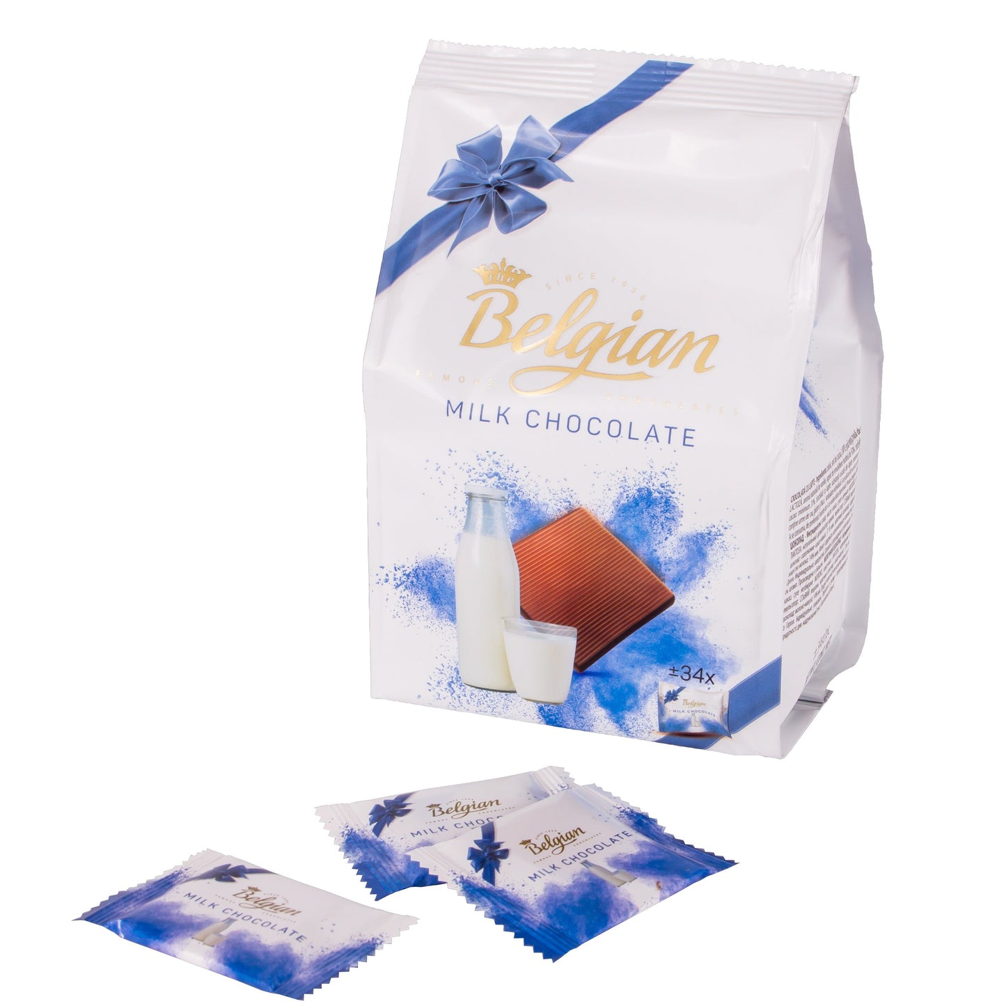 [The Belgian][Squares][Milk Chocolate]