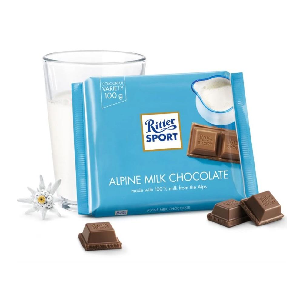 [Ritter Sport][Colourful Variety][Alpine Milk Chocolate]