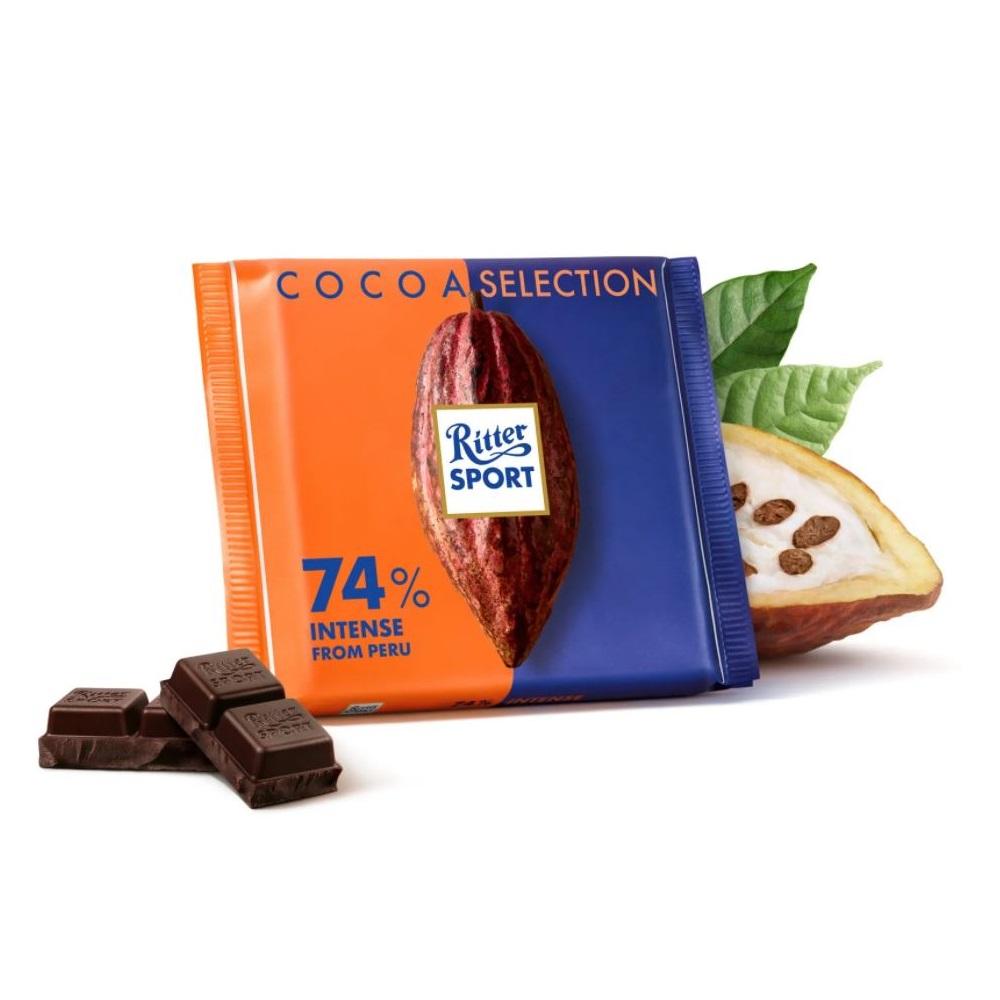 [Ritter Sport][Cocoa Selection][74% Intense]