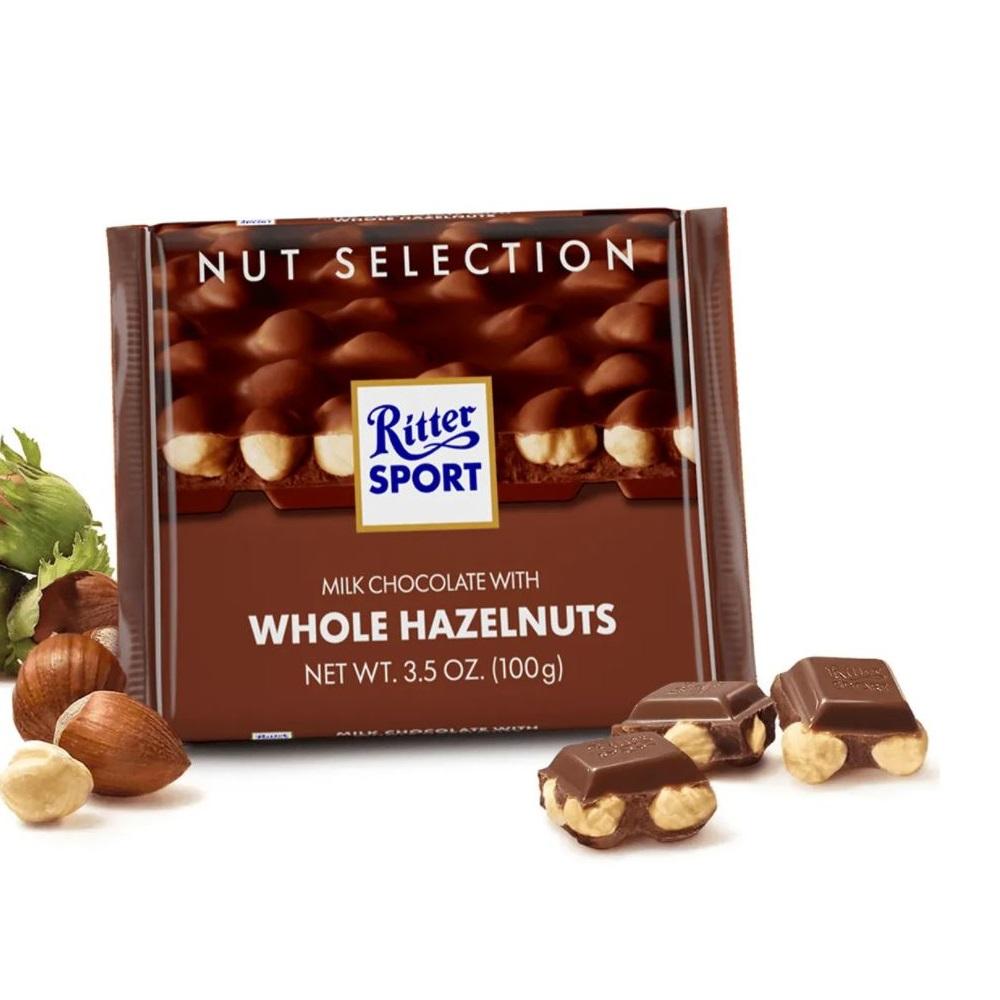 [Ritter Sport][Nut Selection][Whole Hazelnuts]