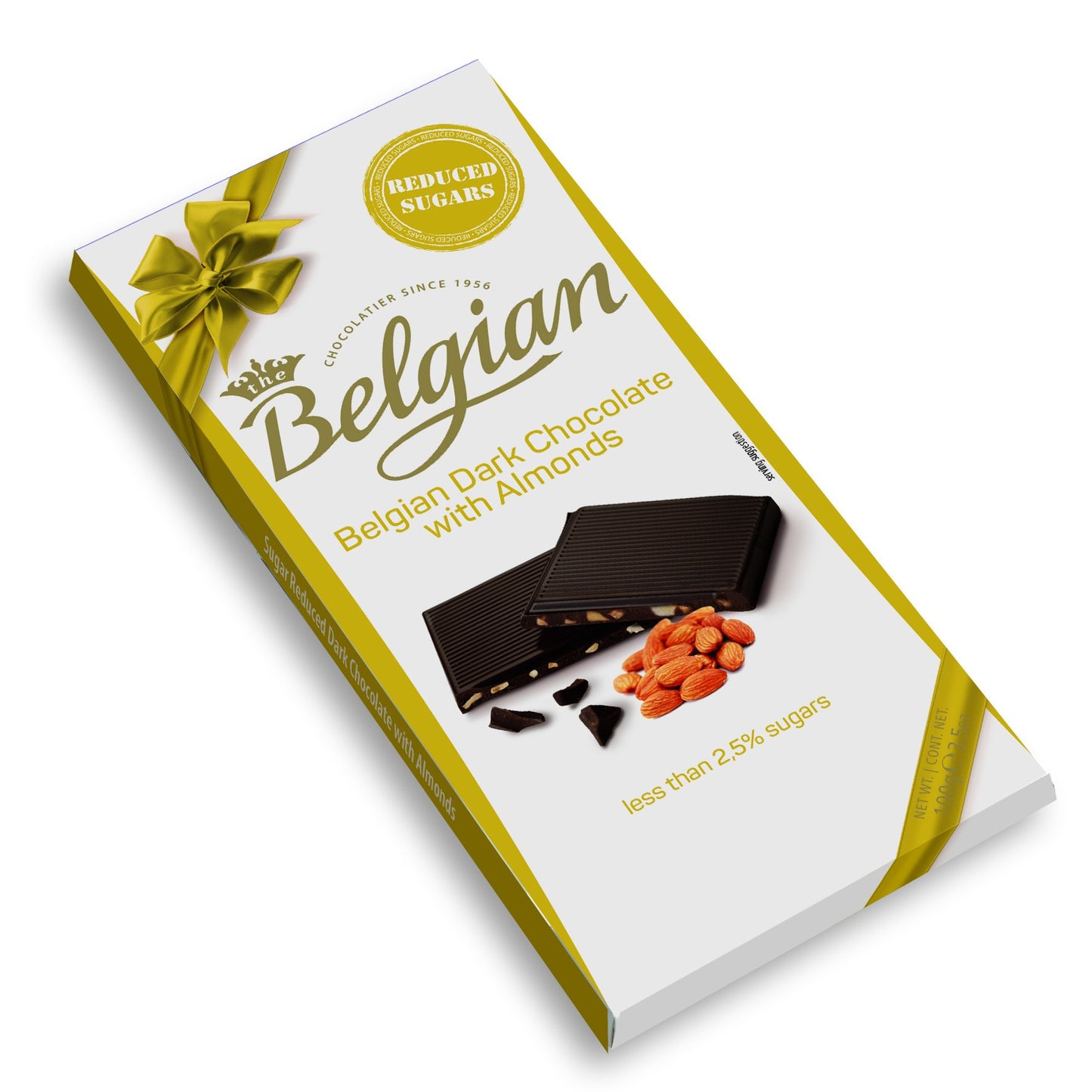 [The Belgian][Bars][Reduced Sugar][Dark Chocolate with Almonds]