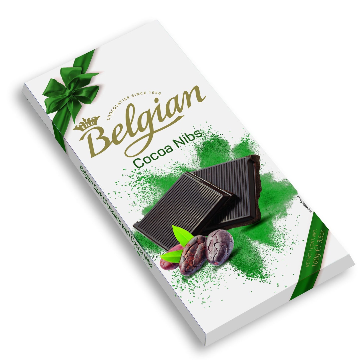 [The Belgian][Bars][Dark Chocolate with Cocoa Nibs]
