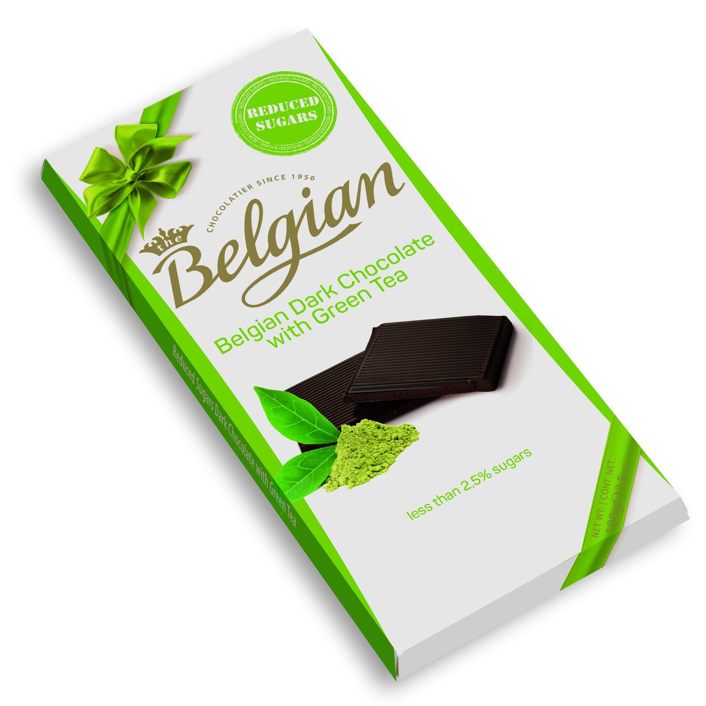 [The Belgian][Bars][Reduced Sugar][Dark Chocolate with Green Tea]