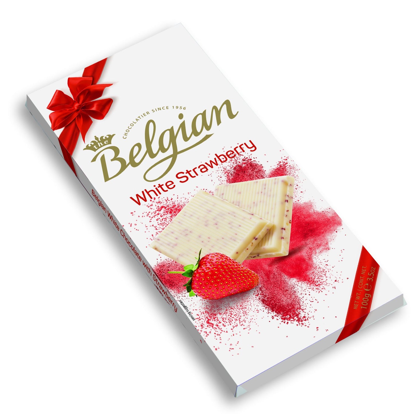 [The Belgian][Bars][White Chocolate with Strawberry]