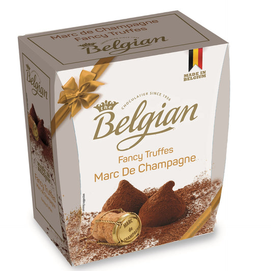 [The Belgian][Truffles][Cocoa Dusted Truffles with Marc de Champagne]