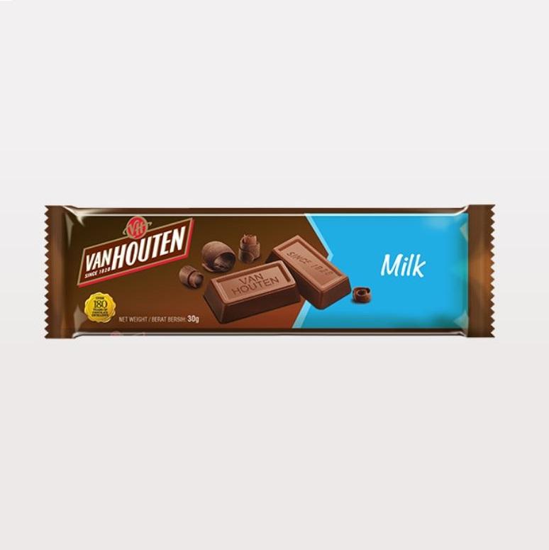 [Van Houten][300g][Whole Roasted Almonds Coated with Dark Chocolate]